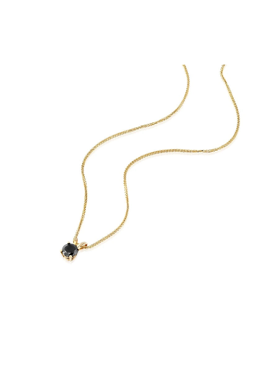 0.5CT Black Diamond Necklace — image 2 of 5