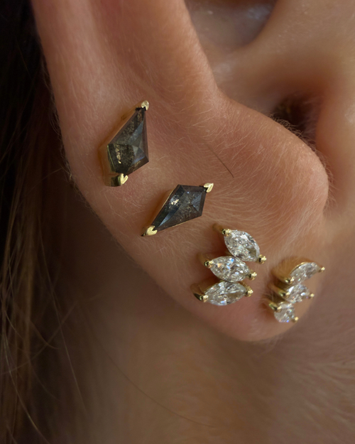 S&P Diamond Kite Piercing Earring — image 4 of 6