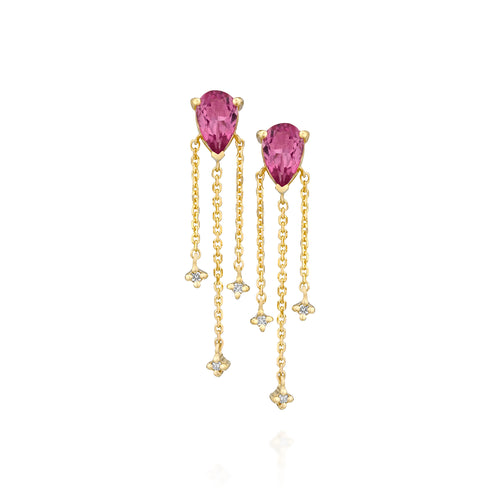 Tony Pink Sapphire Earring