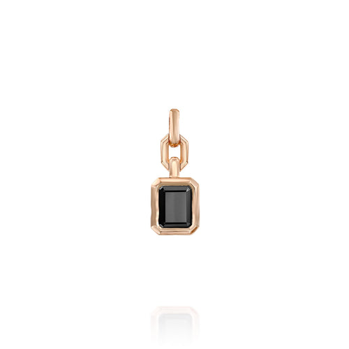 Valerie Black Moissanite Charm — image 2 of 4