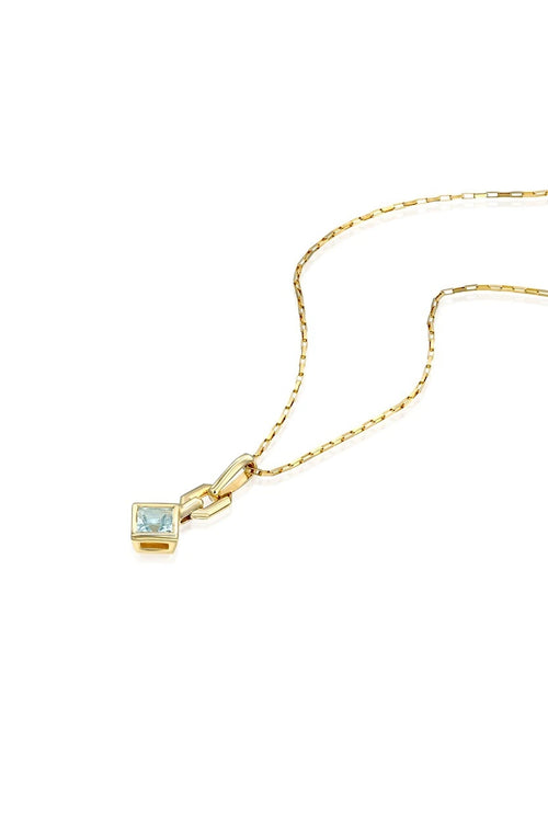 Tommy Aqua Marine Necklace — image 2 of 8