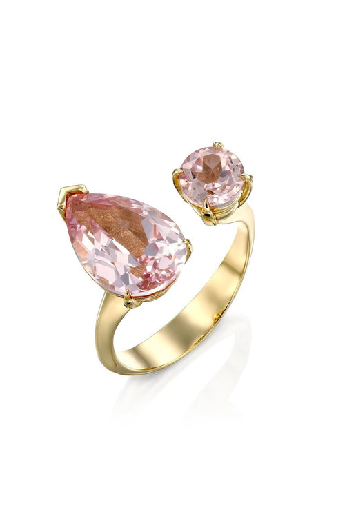 Kate Morganite Stones Ring