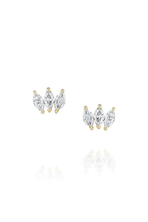 Triple Marquise Piercing Earring — earrings — image 3 of 3