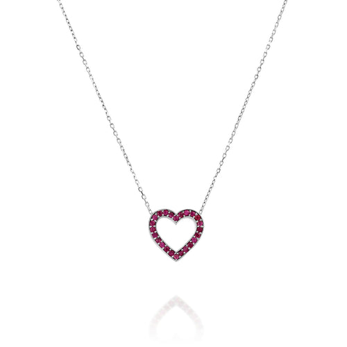 Jennifer Necklace with Ruby Stones — image 6 of 11