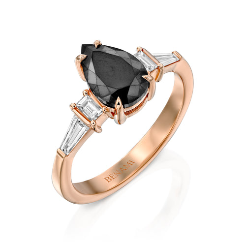 Linor Black Diamond Ring — image 12 of 16