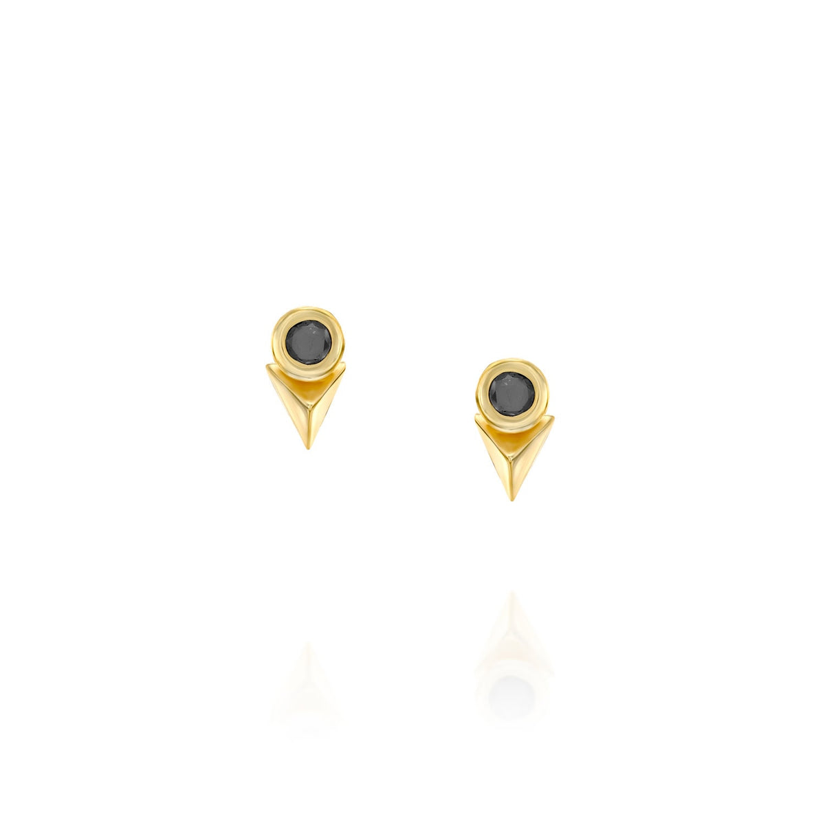 Rose Black Diamonds Piercing Earring — image 4 of 9