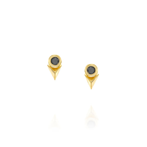 Rose Black Diamonds Piercing Earring — image 4 of 9