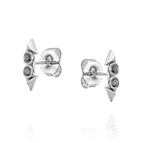 Rose Double Black Diamonds Earrings — image 8 of 11