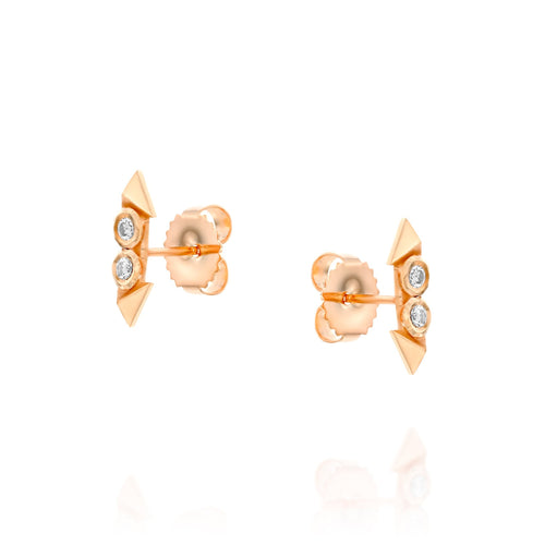 Rose Double White Diamonds Earrings — image 5 of 7