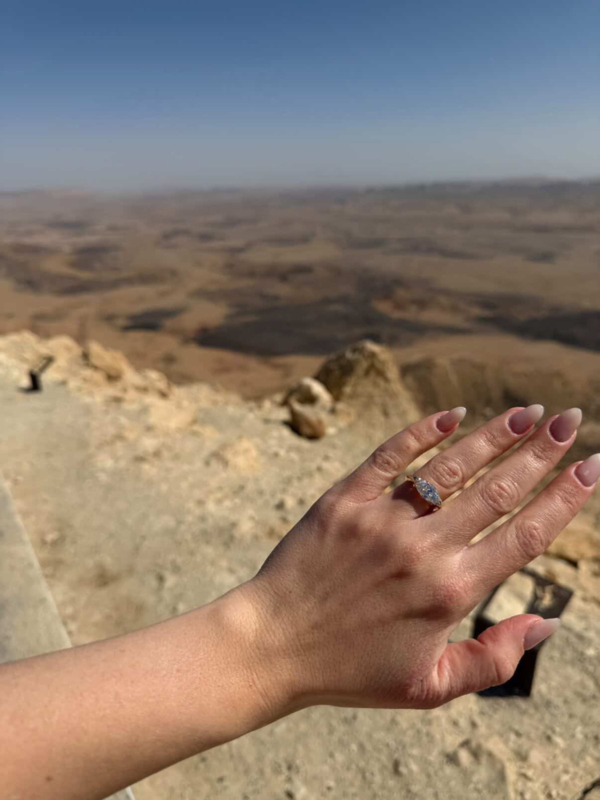 טבעת מרקיזה אלמוג — תמונה 9 מתוך 13