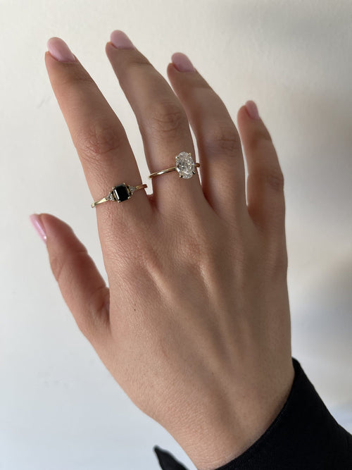 Oval Eve Diamond Ring — image 11 of 14