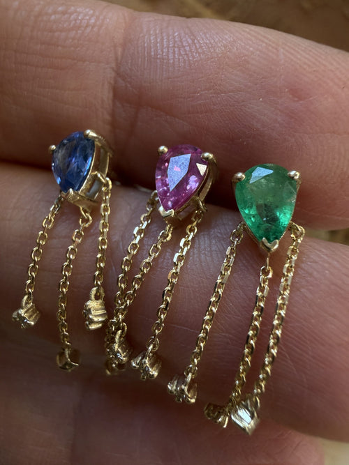 Tony Emerald Piercing Earring — image 5 of 6