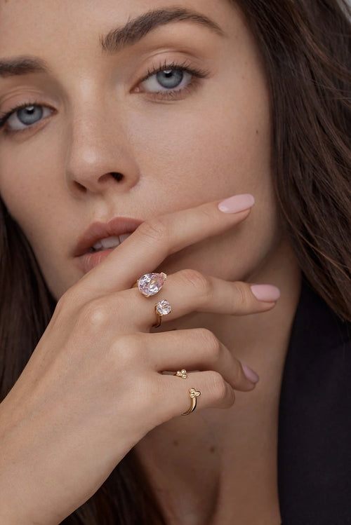 Open Balls Gold Ring — image 4 of 7