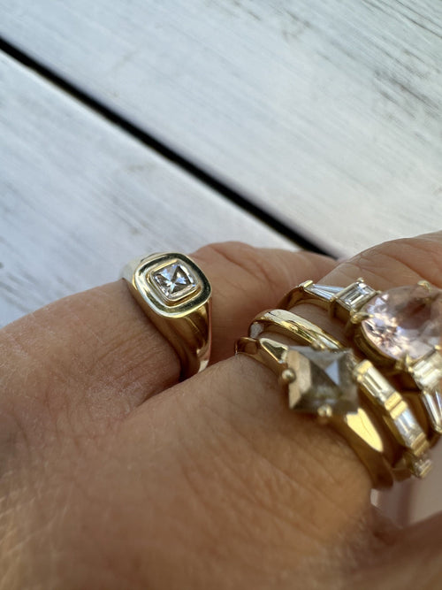 Nicole Pinky Signet Ring — image 7 of 12