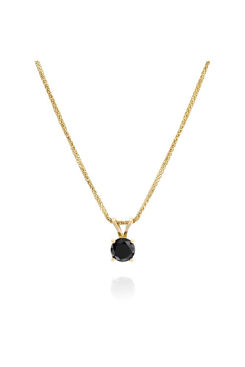 0.5CT Black Diamond Necklace