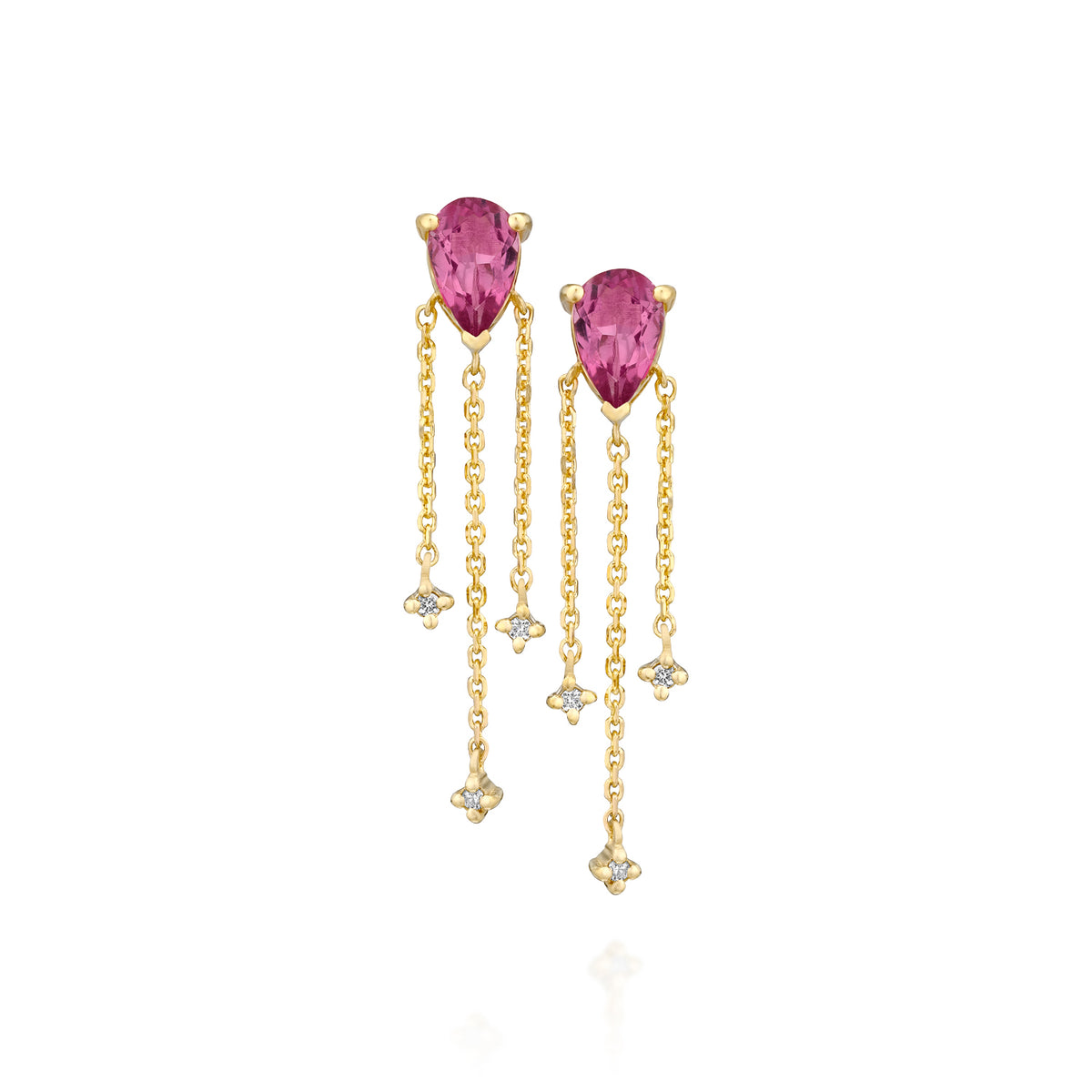 Tony Pink Sapphire Earring