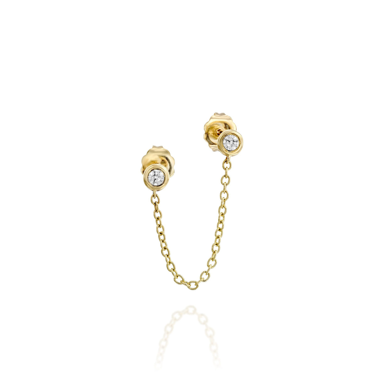 Camille Double Diamonds Earring — earrings