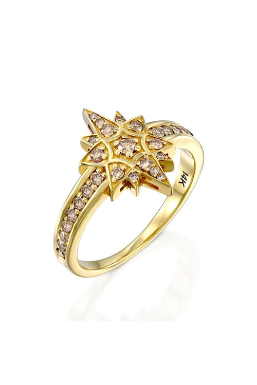 Mika Star Gold Ring — image 2 of 8