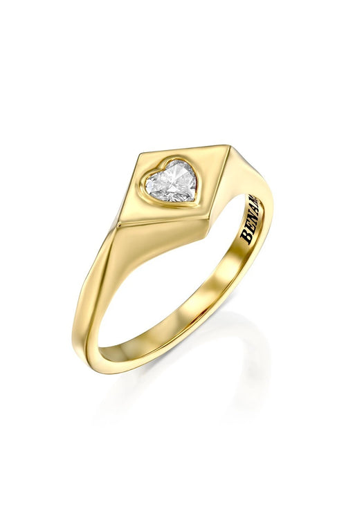 Audrey Heart Diamond Ring
