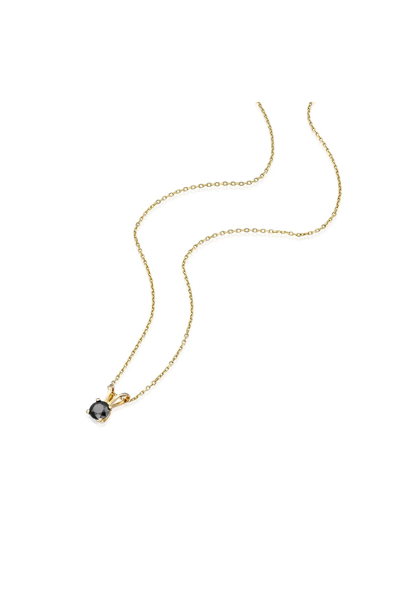 שרשרת יהלום שחור 0.2CT — תמונה 3 מתוך 7
