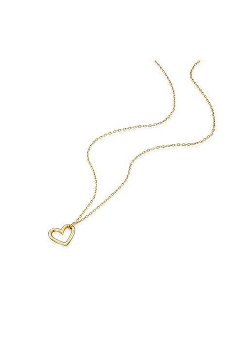 Mini Gold Heart Necklace — image 2 of 5