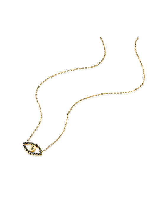 Black Diamond Eye Necklace — image 3 of 7