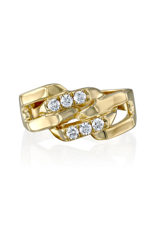 Mona Diamond Gold Ring — image 3 of 21