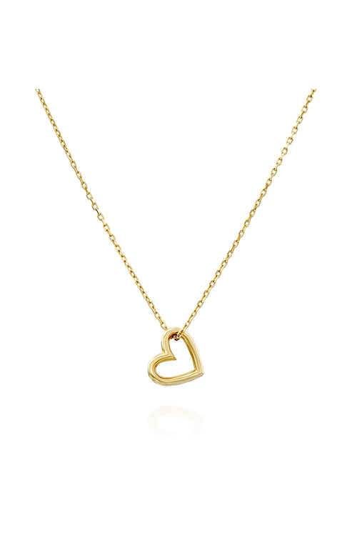Mini Gold Heart Necklace