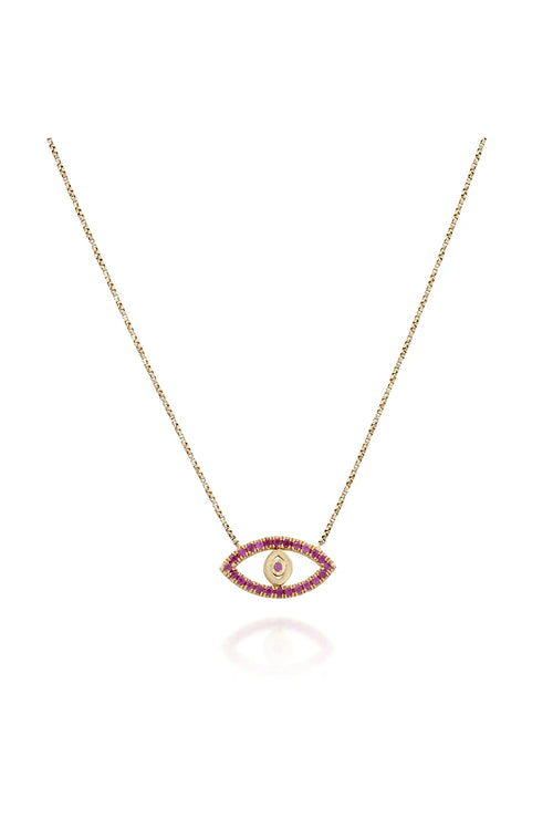 Ruby Eye Necklace