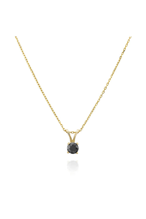0.2CT Black Diamond Necklace