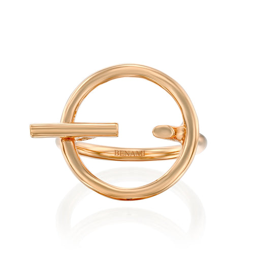 Ray Signet Gold Ring — image 9 of 10