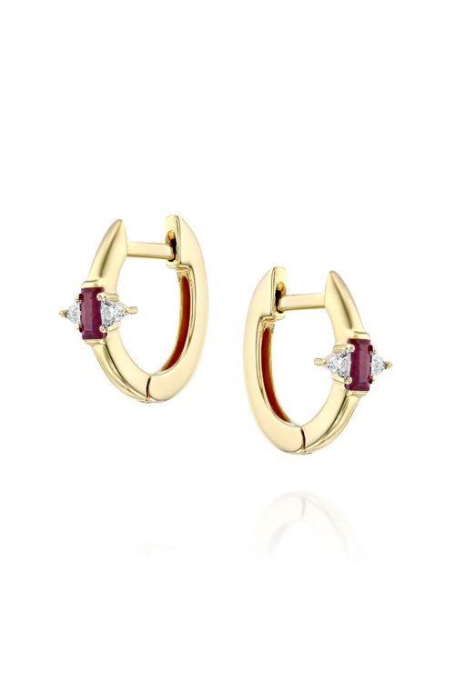 Julia Ruby Earrings