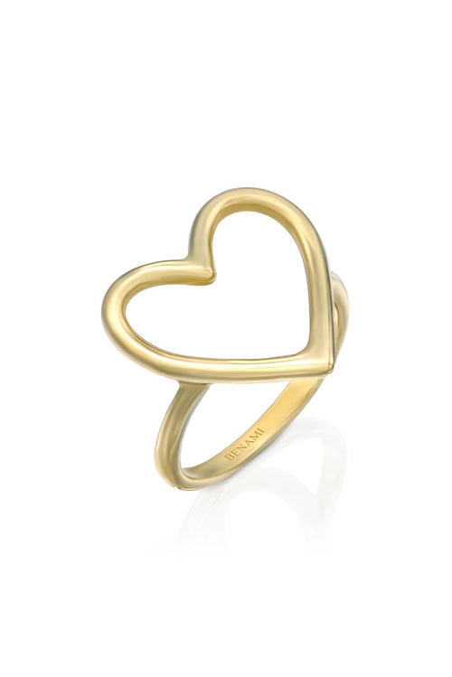 Classic Gold Heart Ring