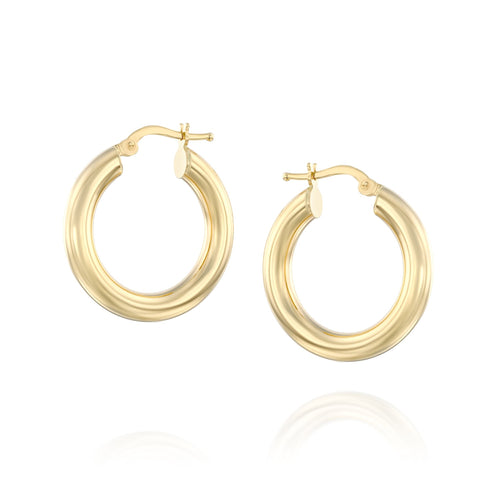 Medium Gold Hoop Earrings