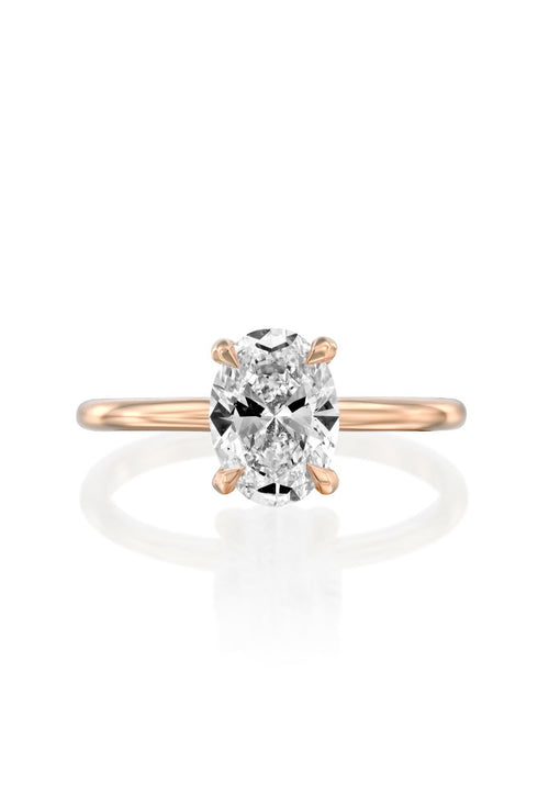 Oval Eve Diamond Ring — image 6 of 14