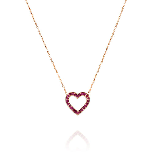 Jennifer Necklace with Ruby Stones — image 4 of 11