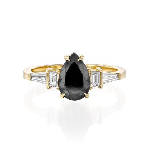 Linor Black Diamond Ring — image 4 of 16