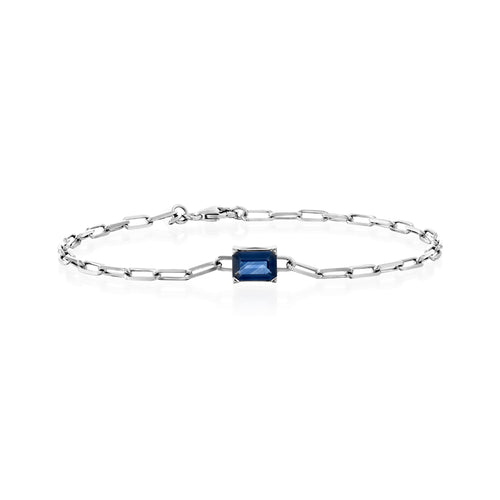 Sapphire Rectangle Bracelet — image 6 of 6