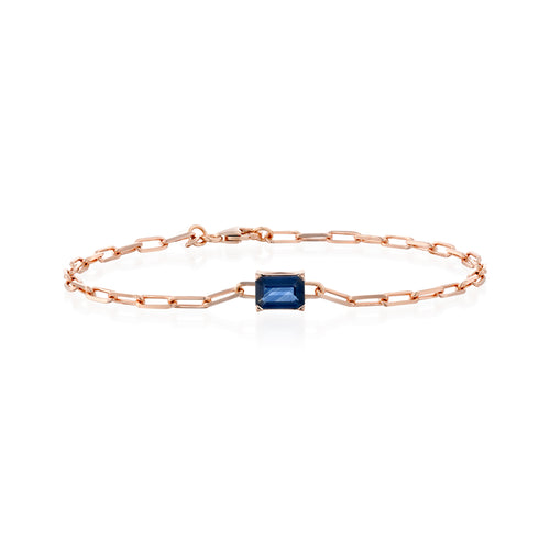 Sapphire Rectangle Bracelet