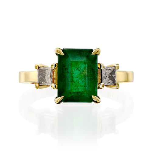Champagne Emerald Ring — image 2 of 8
