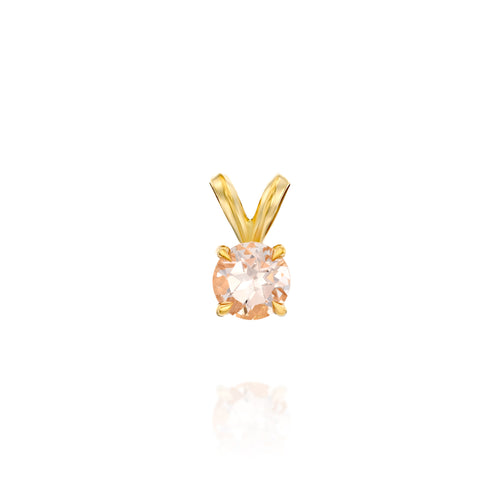 Pink Morganite Charm