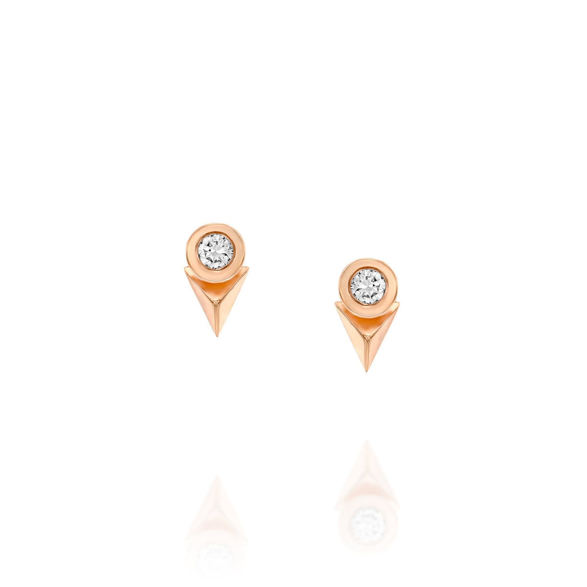 Rose White Diamonds Piercing Earring — image 6 of 8
