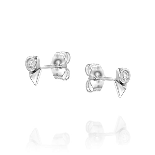 Rose White Diamonds Earrings — image 9 of 9