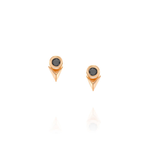 Rose Black Diamonds Piercing Earring — image 8 of 9