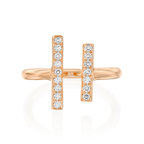 Open Stripes Diamond Ring — image 6 of 15
