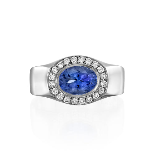 Tiffany Blue Tanzanite Ring — image 12 of 12