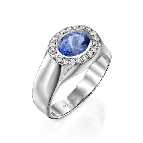 Tiffany Blue Tanzanite Ring — image 6 of 12
