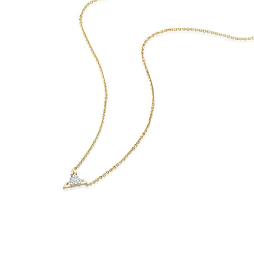 Triangle Diamond Necklace — image 4 of 9