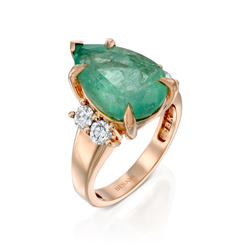 Emerald Pear Julia Ring — image 11 of 18