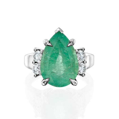 Emerald Pear Julia Ring — image 17 of 18